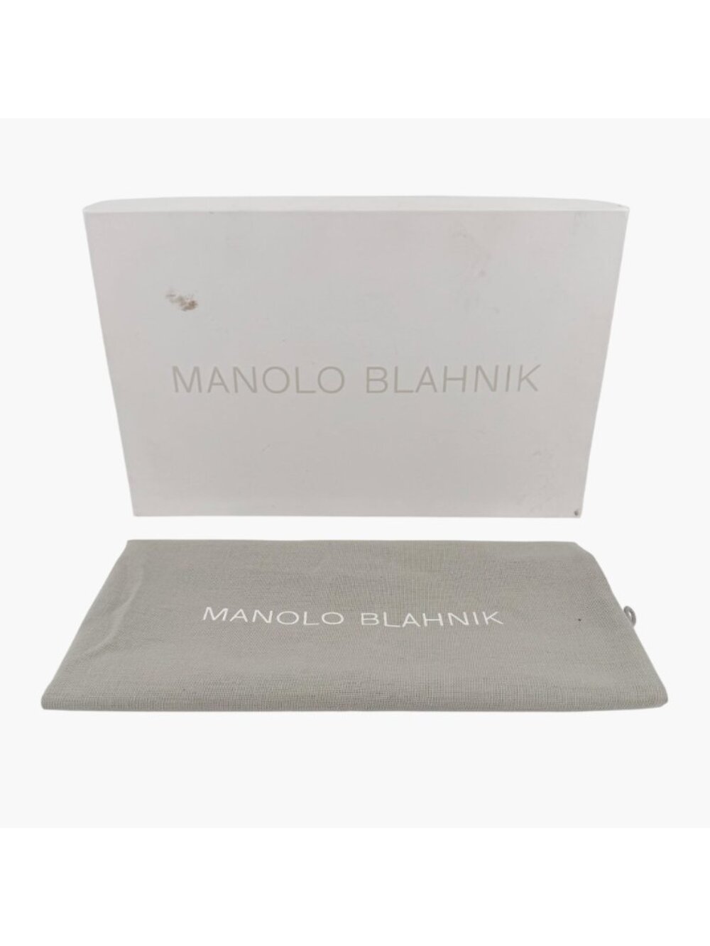 Manolo Blahnik Hangisi Ballet Flats Blue Lace Size 37.5 US 7.5 Crystal Pointed - Picture 2 of 15